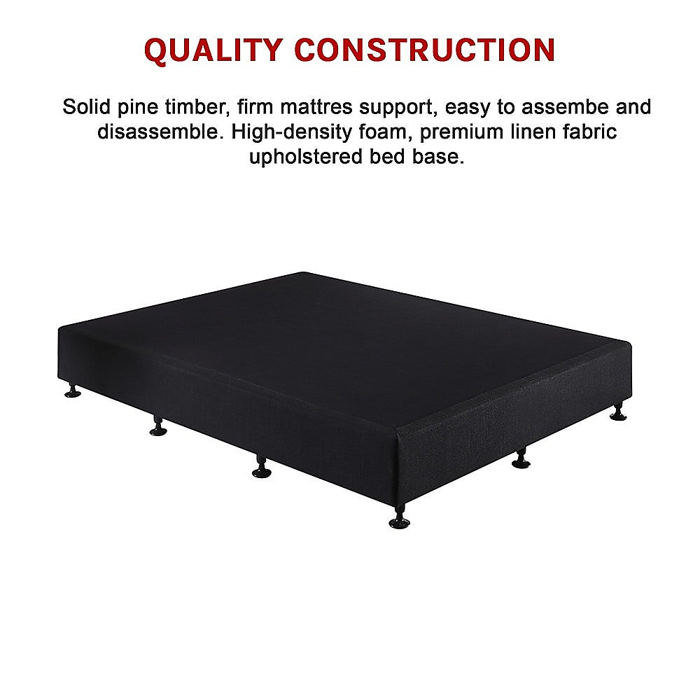 Capri Queen Ensemble Bed Base, Black
