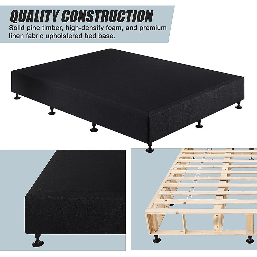 Capri King Single Ensemble Bed Base, Black