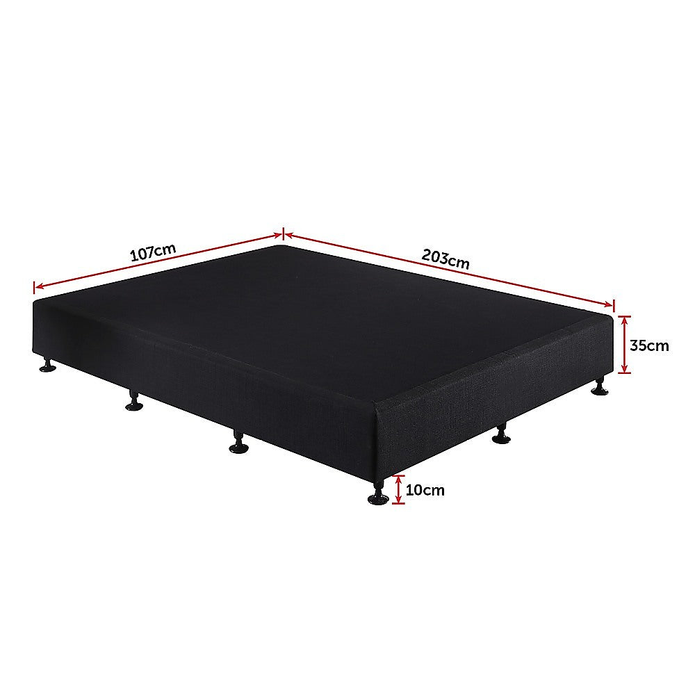 Capri King Single Ensemble Bed Base, Black
