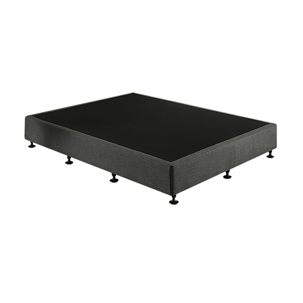 Capri Graphite King Single bed frame in a modern bedroom