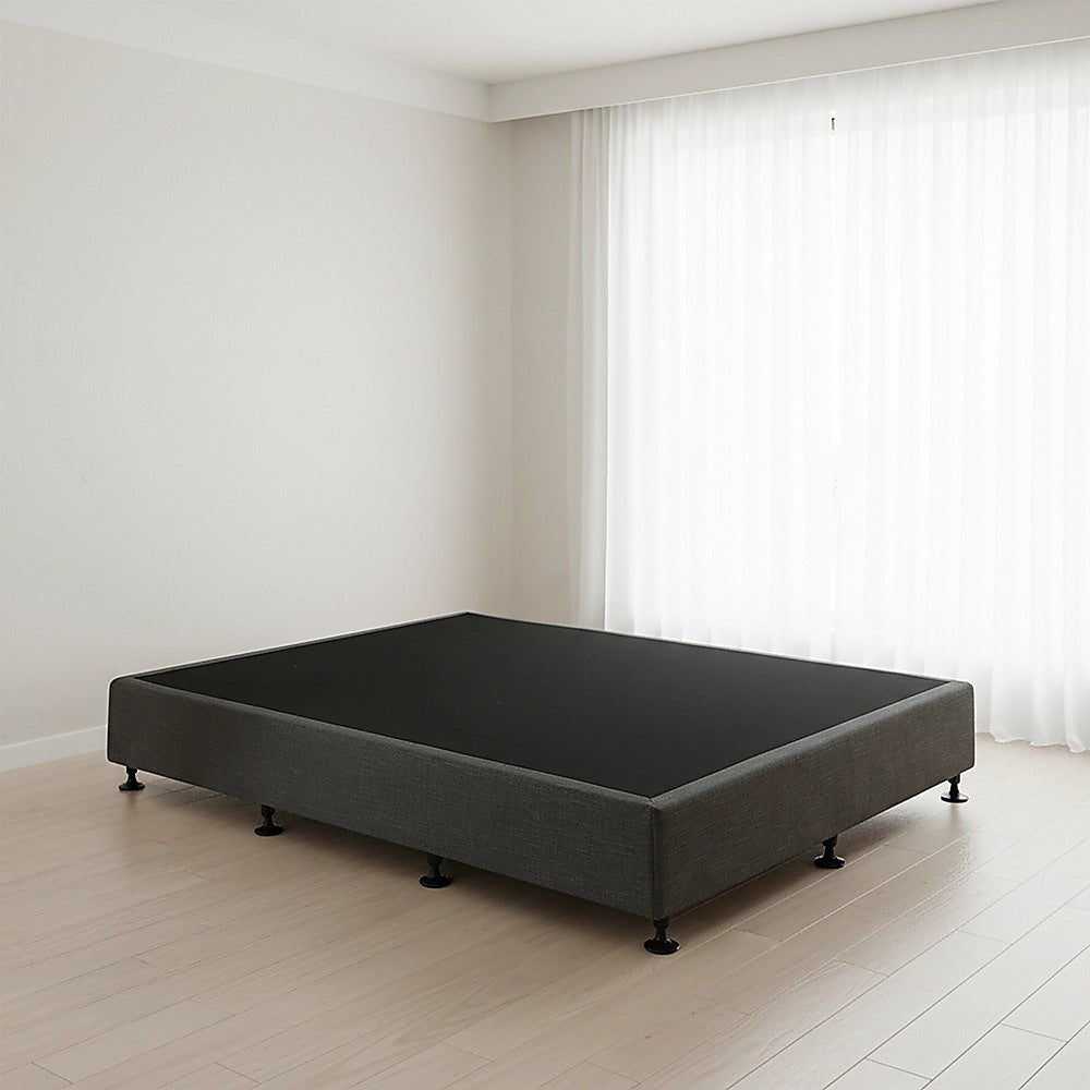 Capri King Single Ensemble Bed Base, Graphite