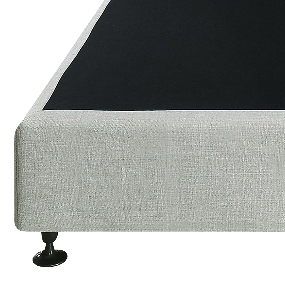 Capri King Single Ensemble Bed Base, Light Grey