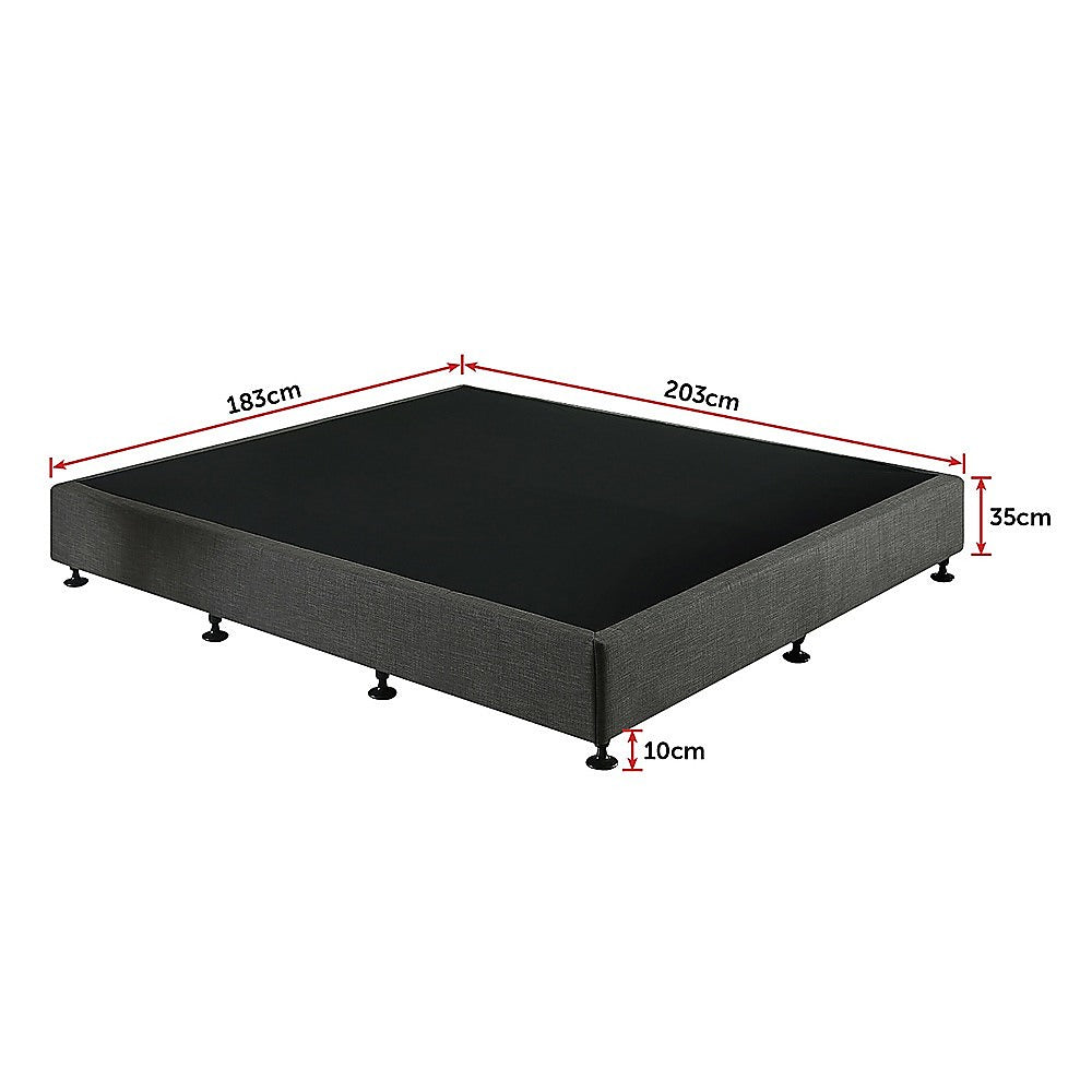 Capri King Ensemble Bed Base, Graphite