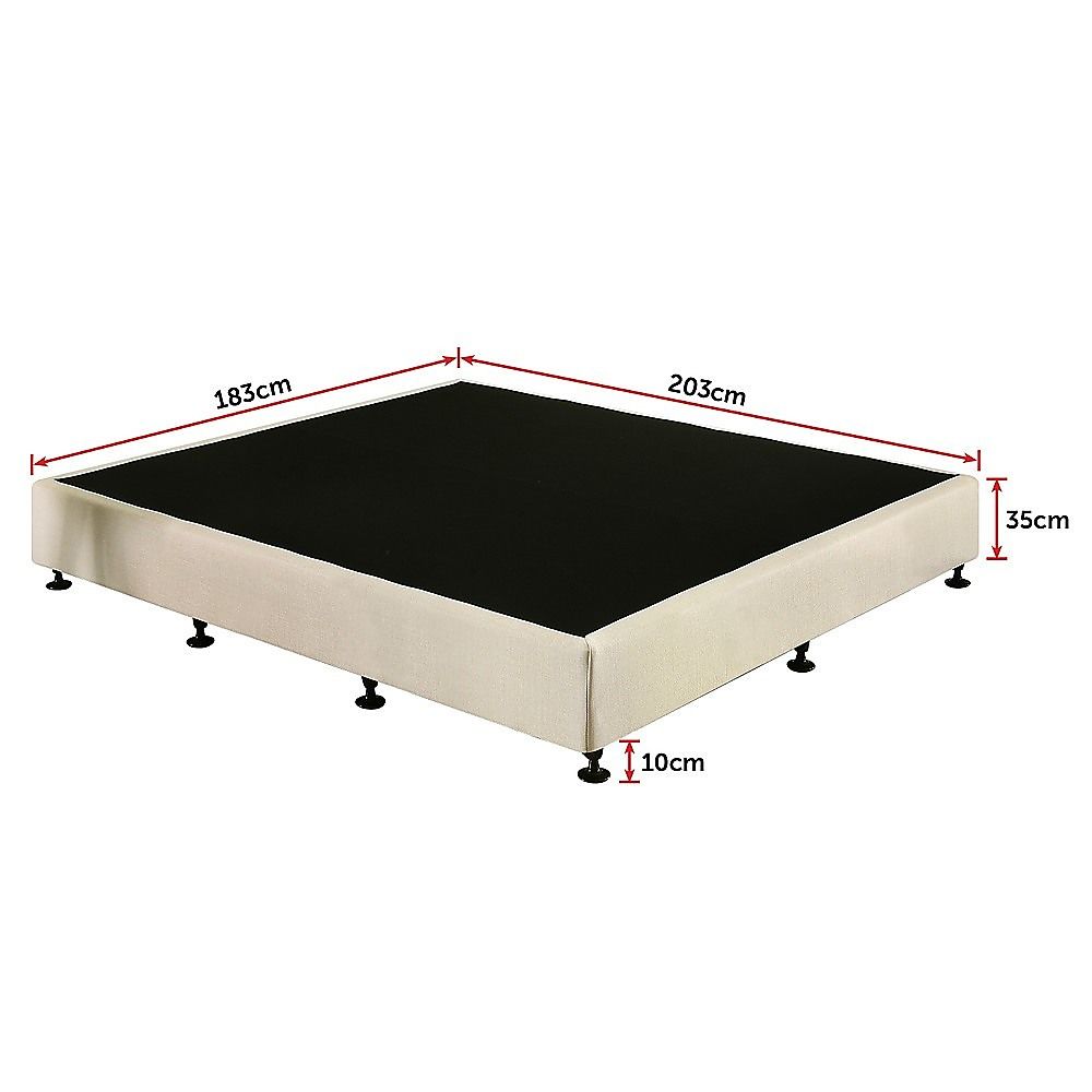 Capri King Ensemble Bed Base, Natural Sand