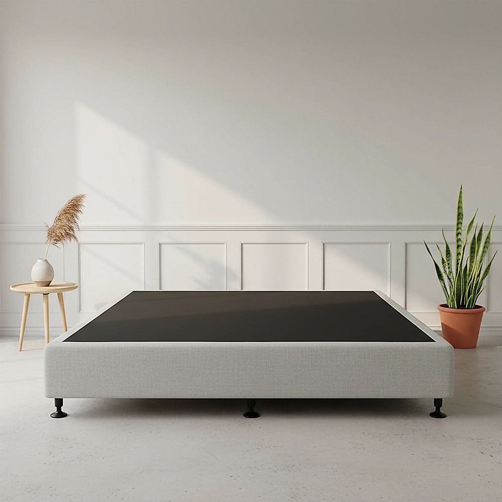 Capri King Ensemble Bed Base, Light Grey