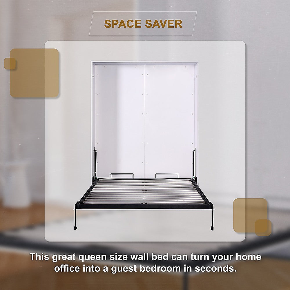 Palermo Queen Size Wall Bed - Diamond Edition