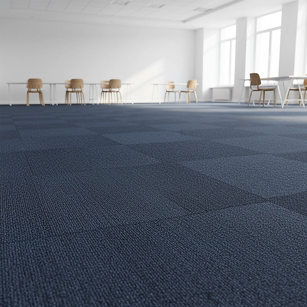 Grazalema Carpet Tiles, 50 x 50cm, Blue, 20pcs