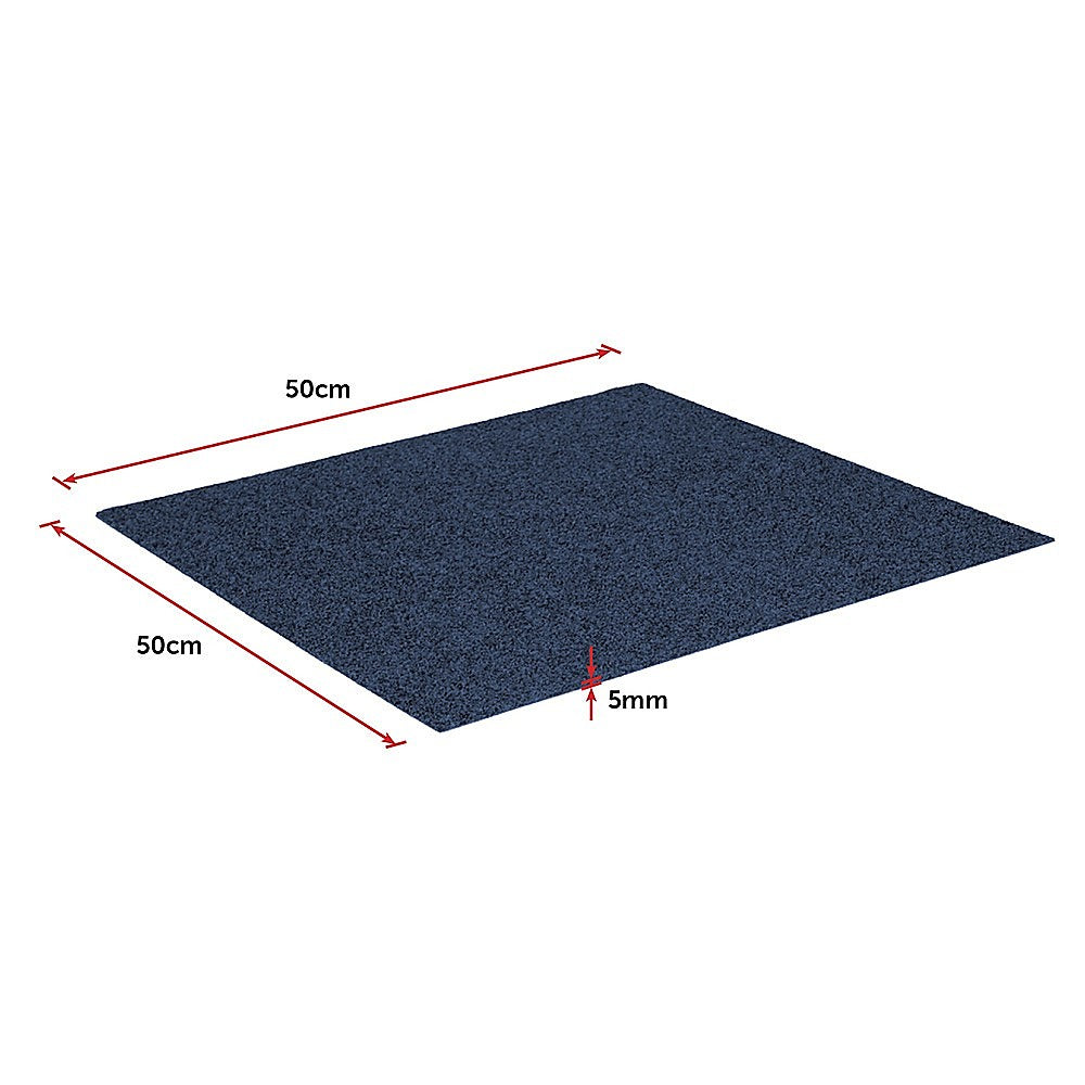 Grazalema Carpet Tiles, 50 x 50cm, Blue, 20pcs