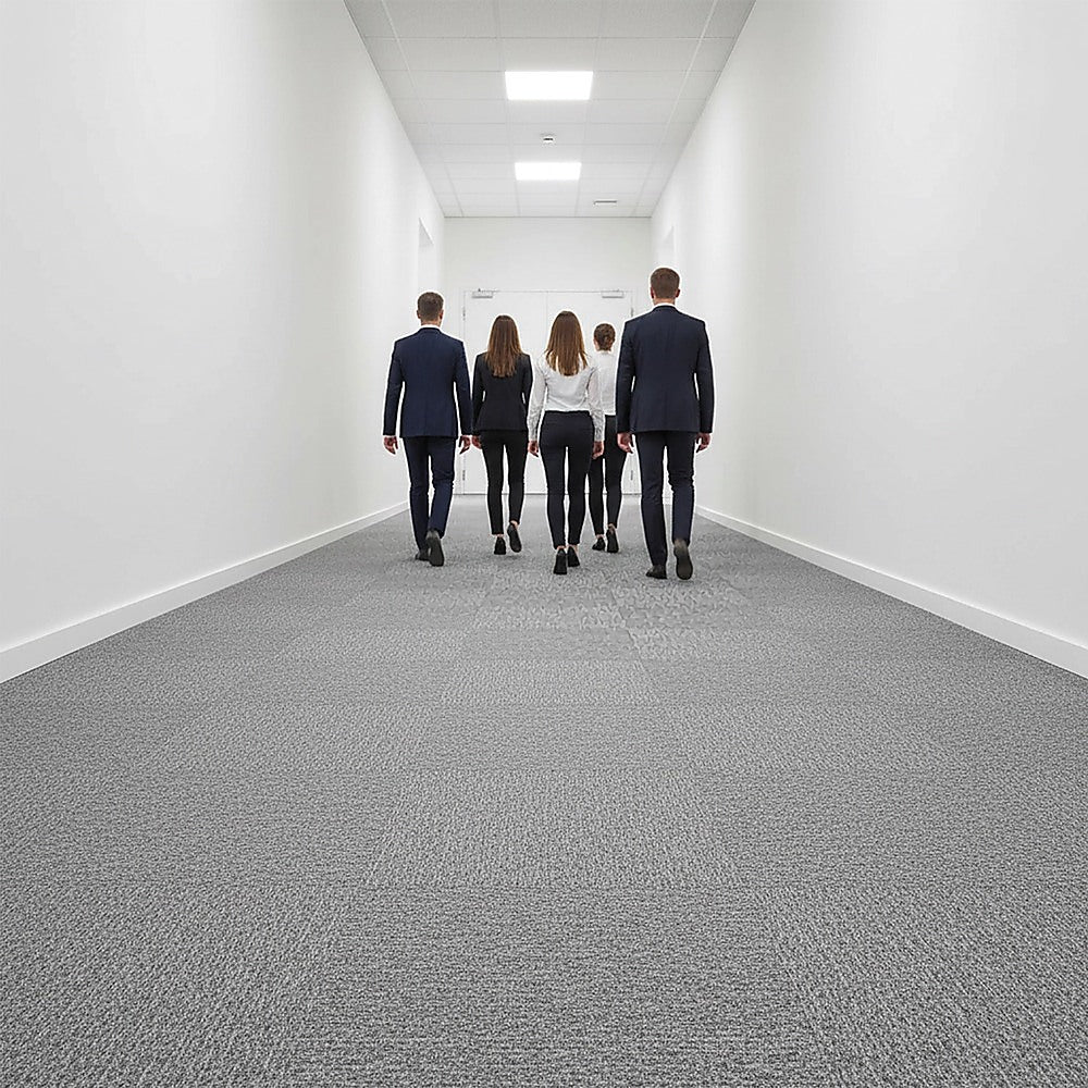 Trasimeno Carpet Tiles, Commercial Grade, 5m2, Grey, 20pcs