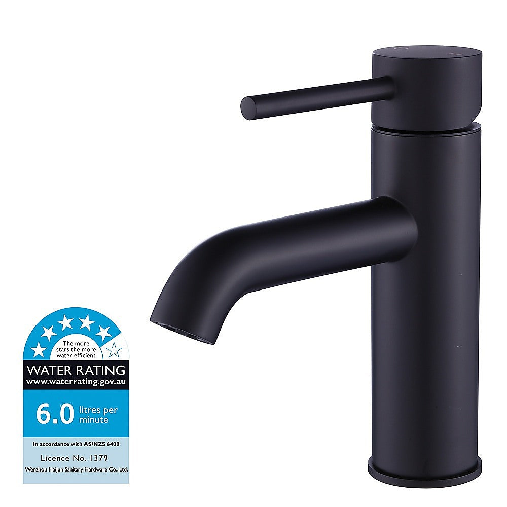 Basin Mixer Tap, Matte Black