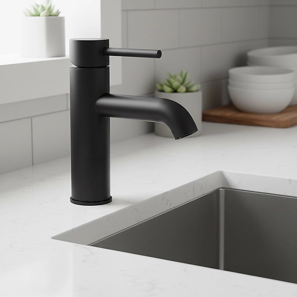 Basin Mixer Tap, Matte Black