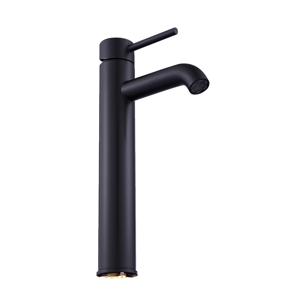 Tall Basin Mixer Tap, Matte Black