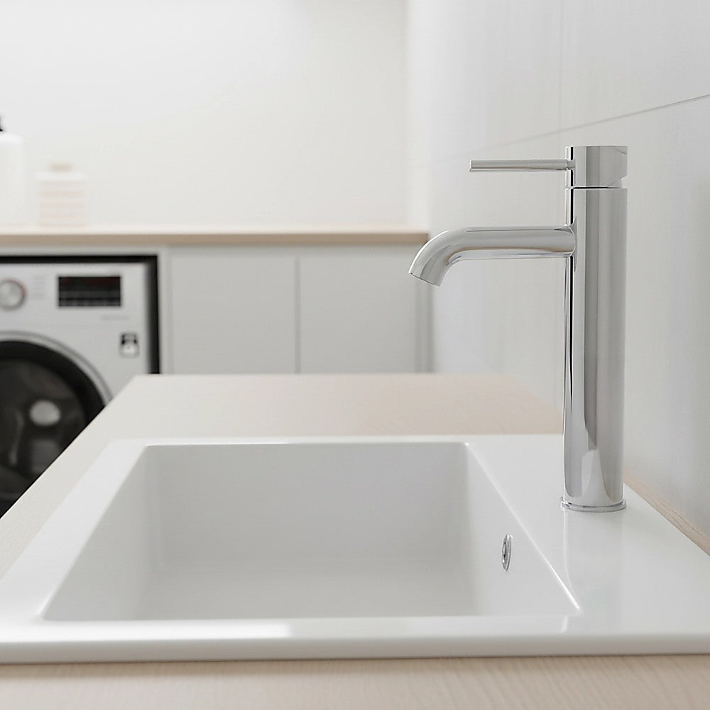 Tall Basin Mixer Tap, Chrome