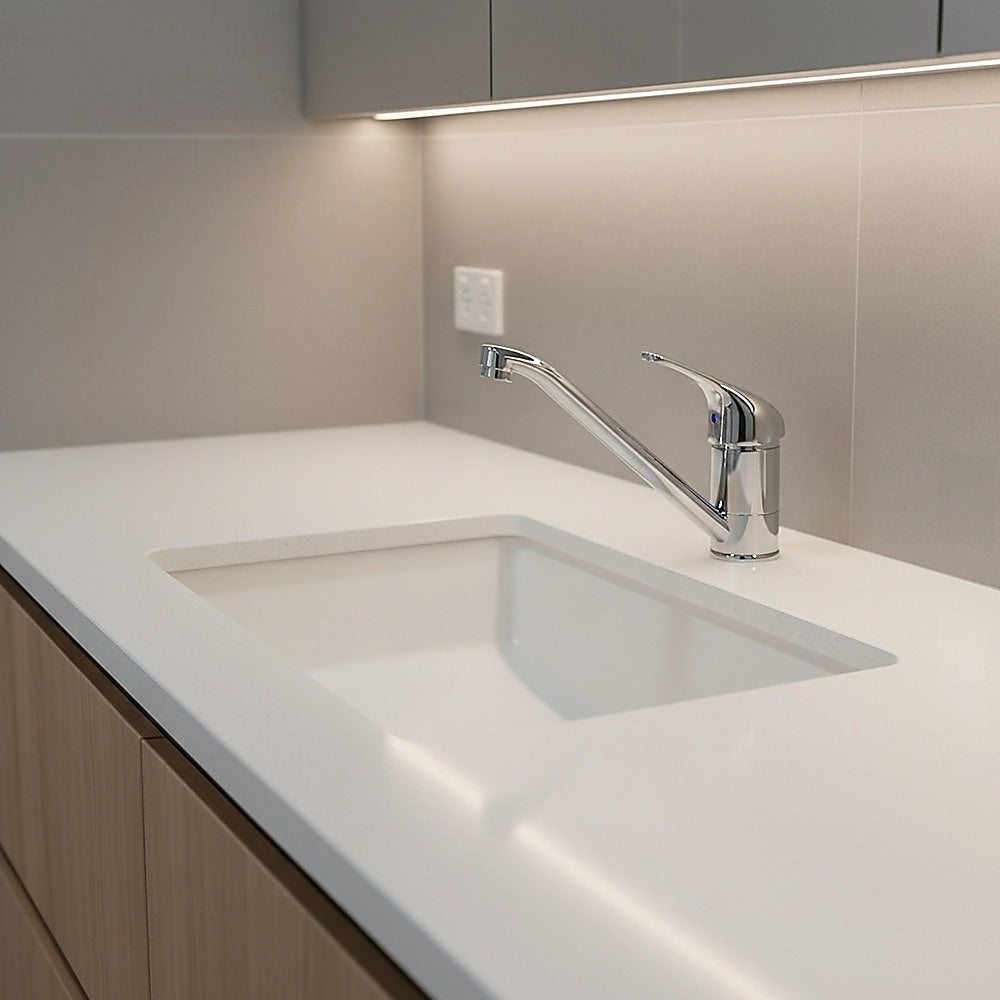Kitchen Mixer Tap Polished Chrome Solid Brass