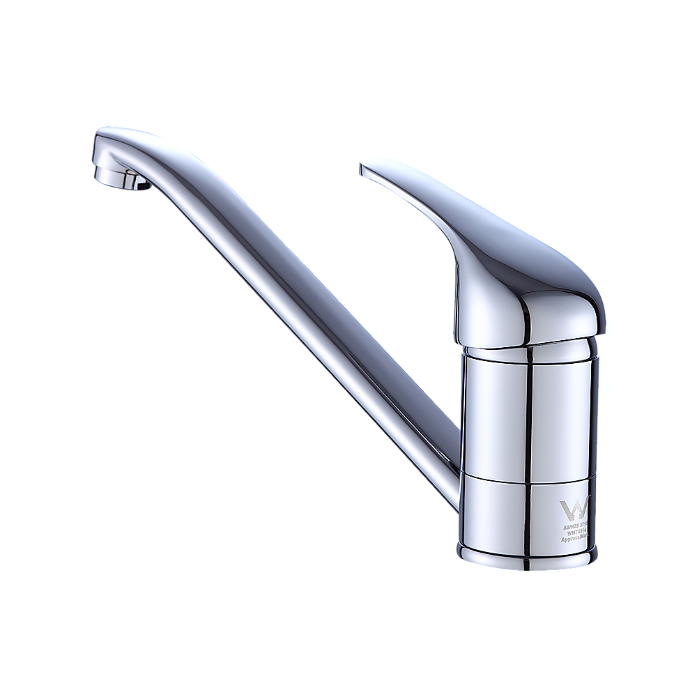 Kitchen Mixer Tap Polished Chrome Solid Brass