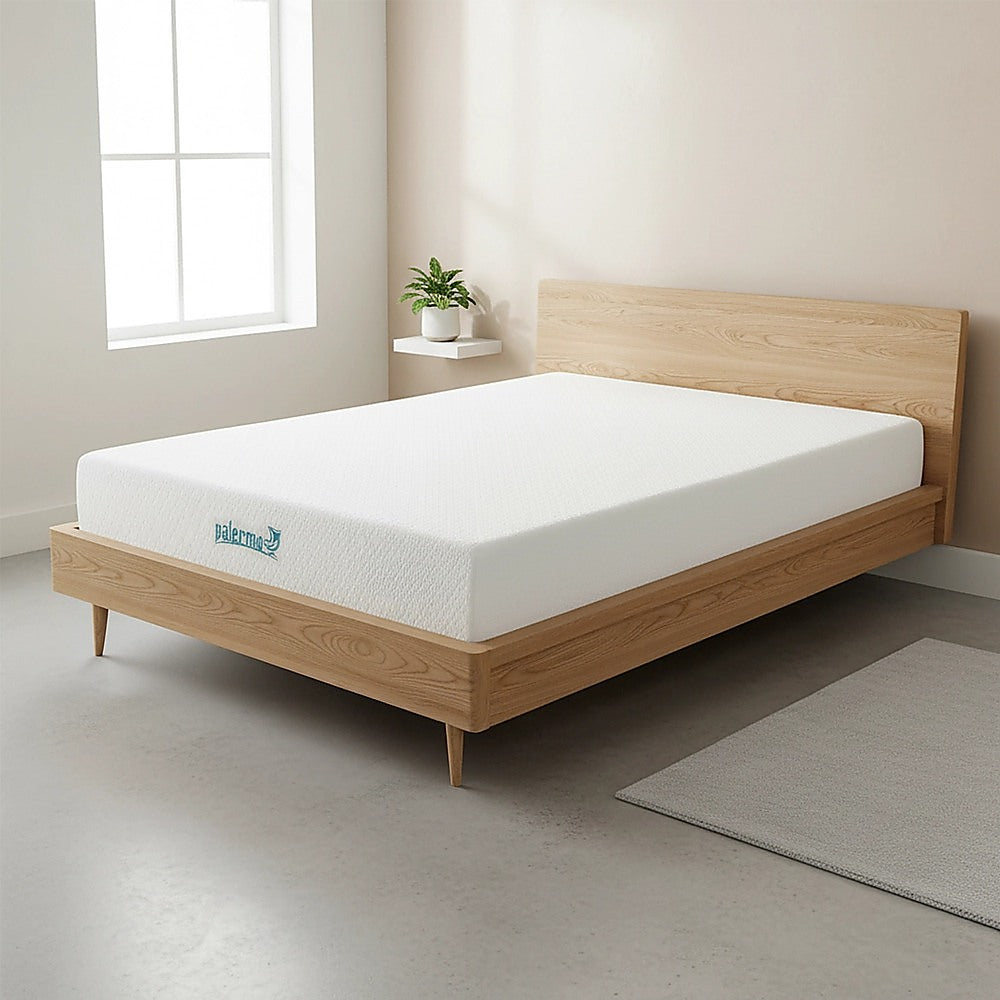 Medium green tea memory foam mattress, 30cm king single