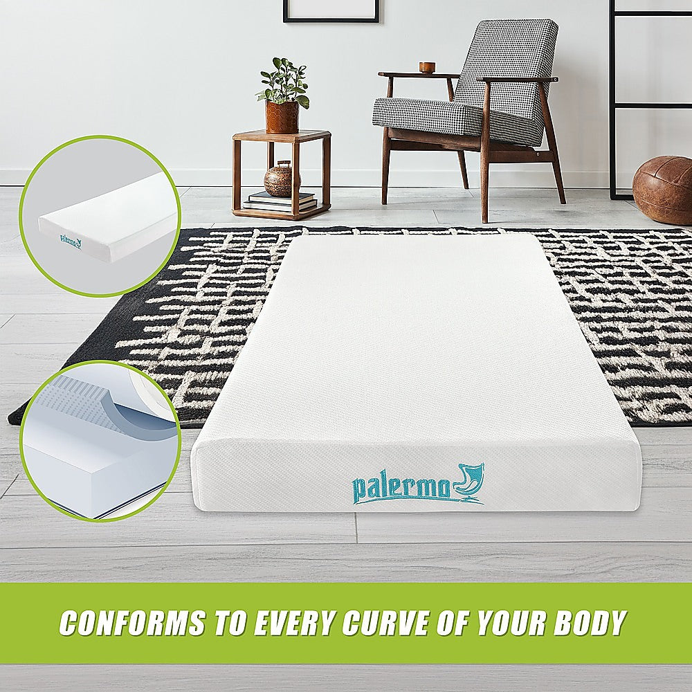 Medium Green Tea Memory Foam Mattress, 15cm Single (image 9)
