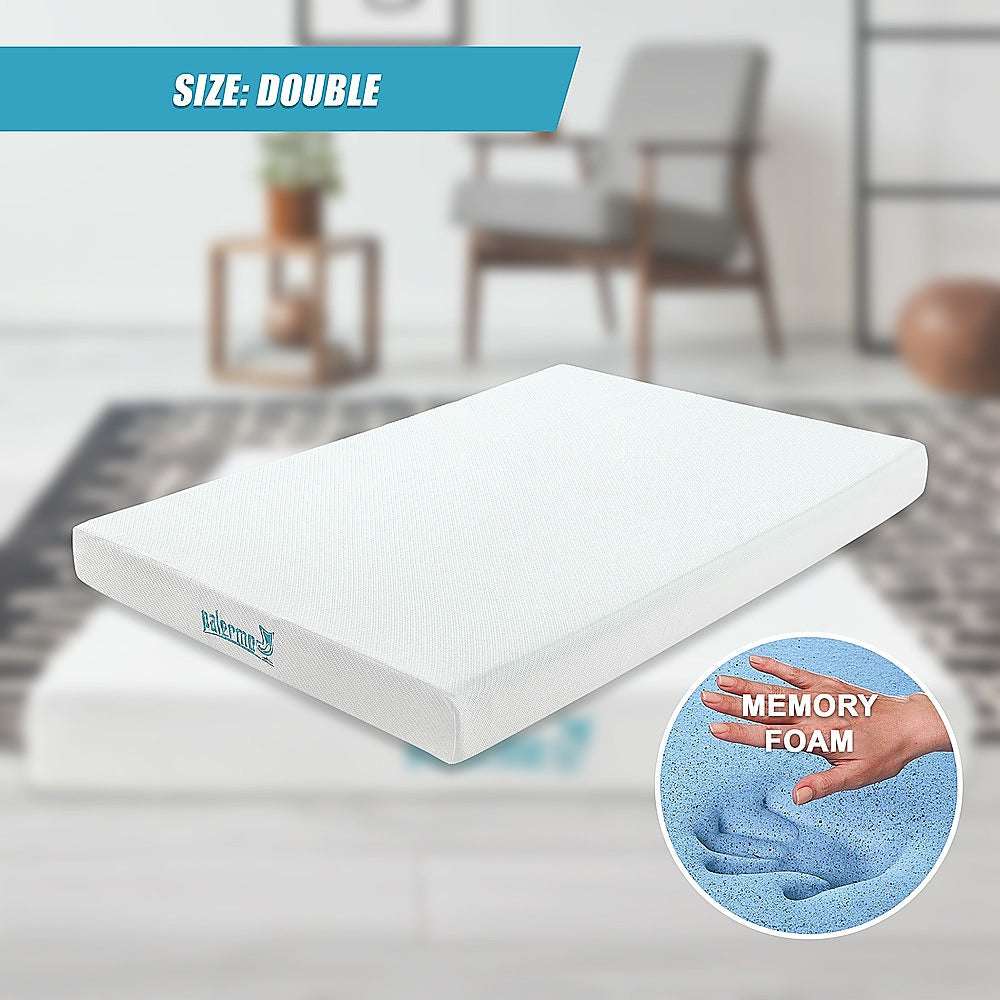 Medium firm green tea memory foam mattress, 15cm double