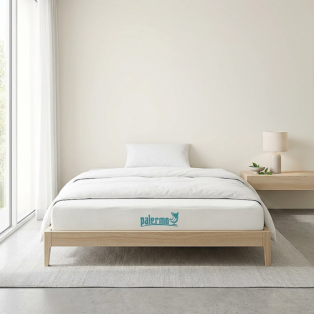Medium firm green tea memory foam mattress, 15cm queen