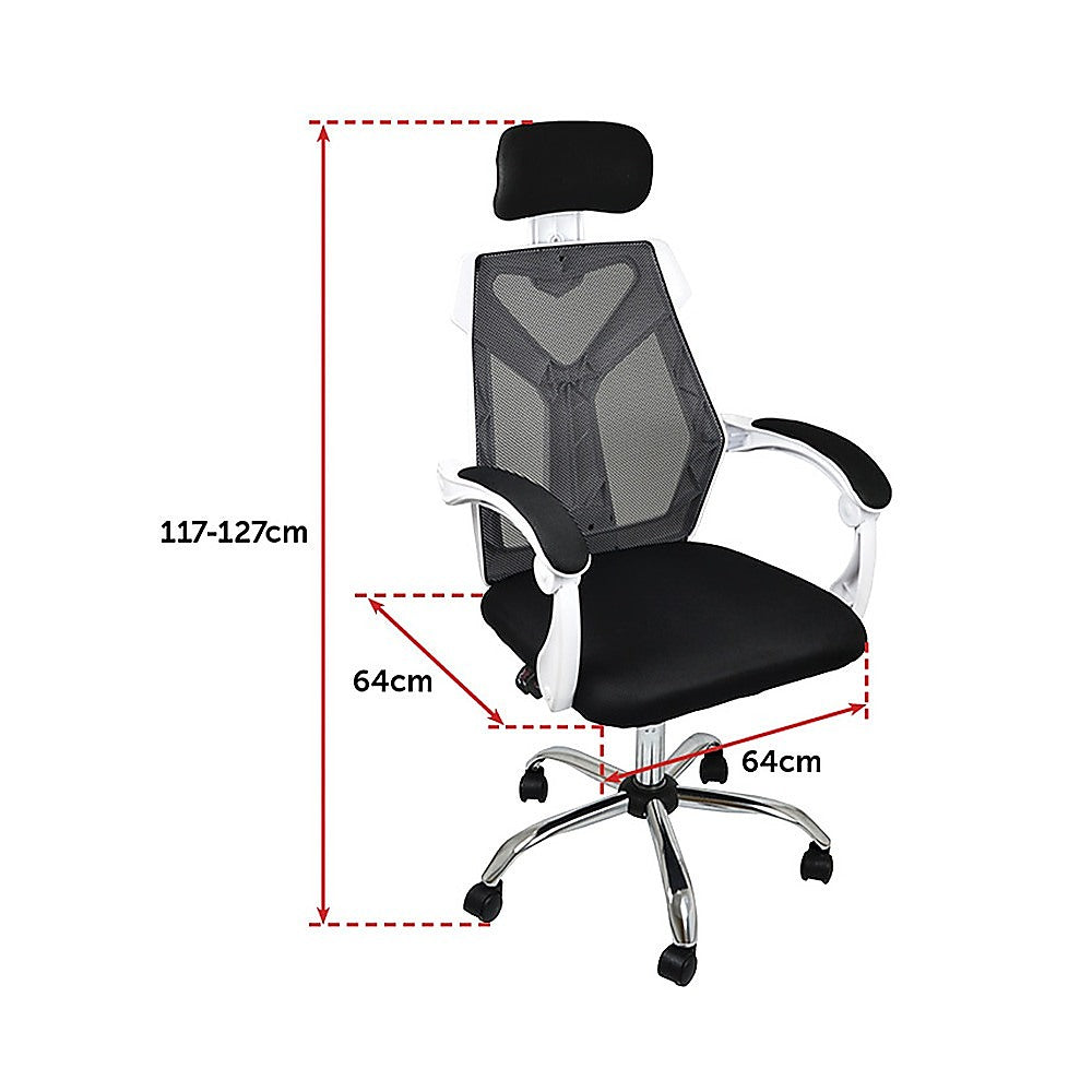 Swanbourne Ergonomic Office Chair, White