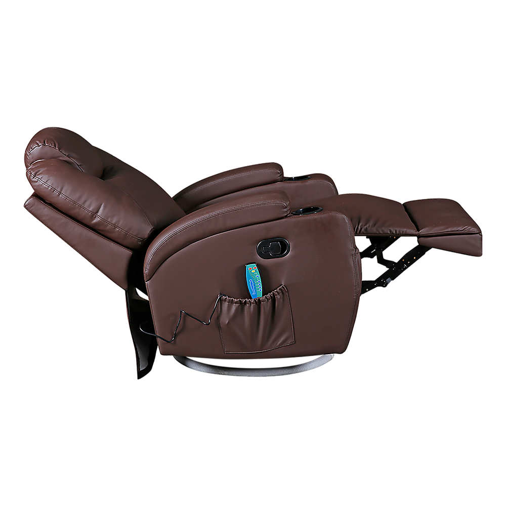 Trentham Massage Sofa Recliner, Brown