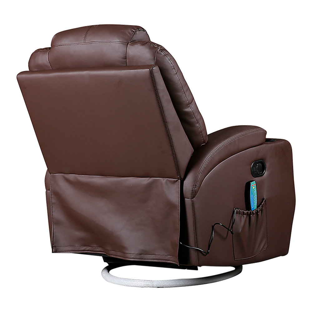 Trentham Massage Sofa Recliner, Brown