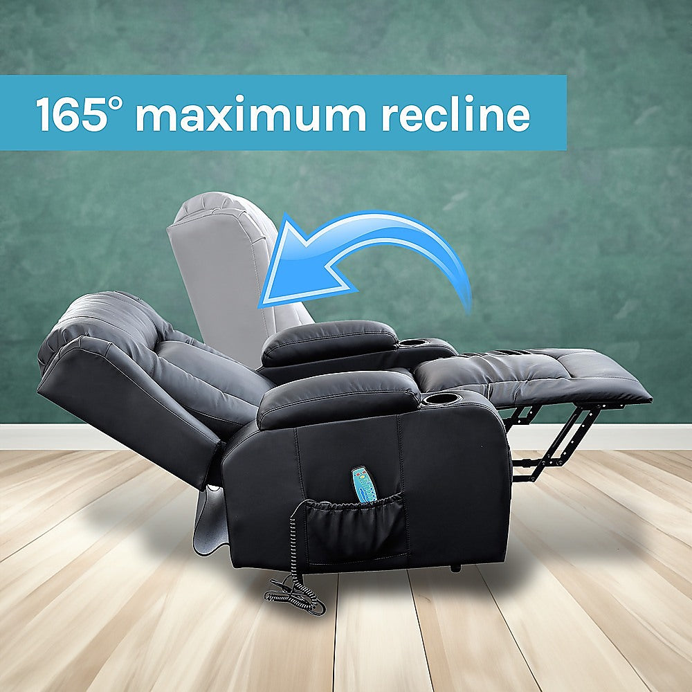 Hepburn Springs Lift Massage Chair, Black