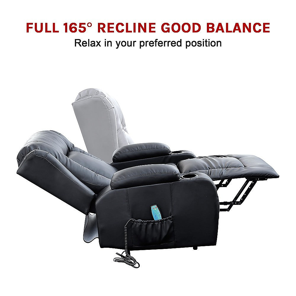 Hepburn Springs Lift Massage Chair, Black