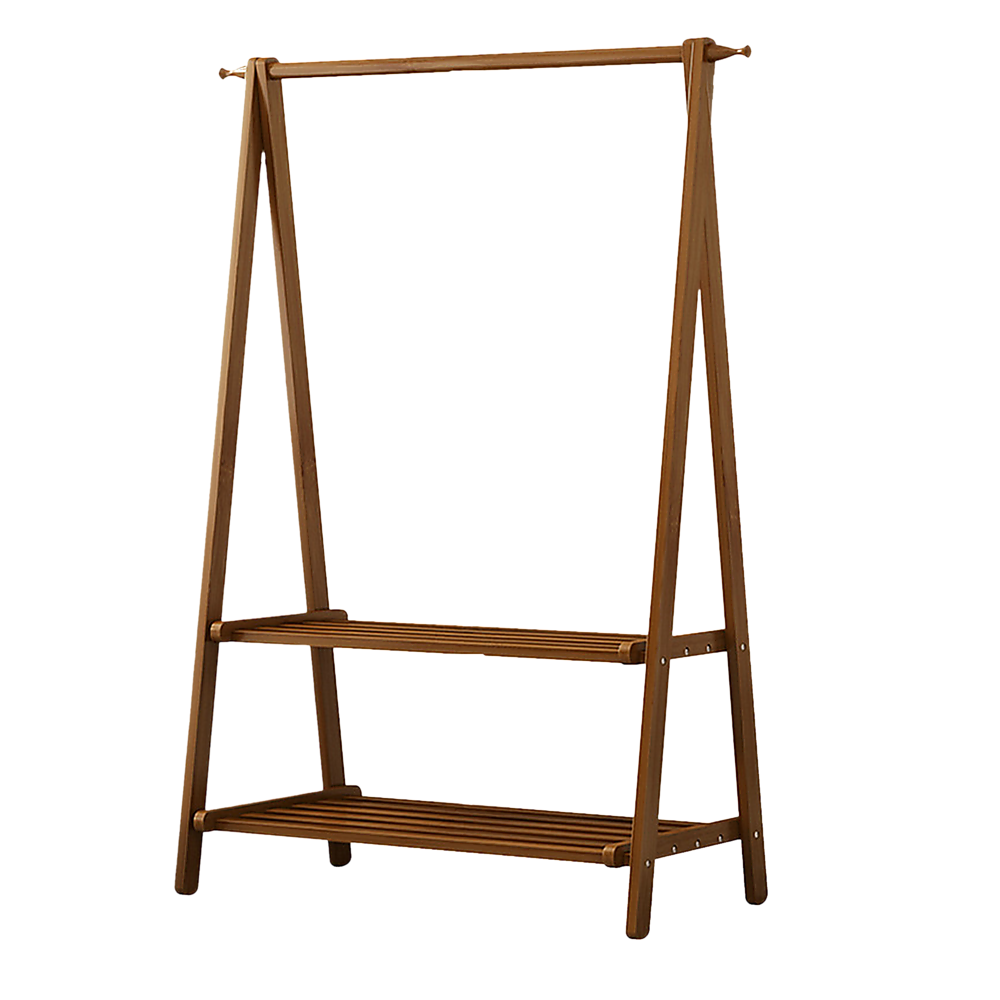 Iznatoraf bamboo clothes rack and coat stand