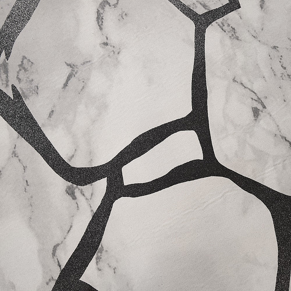 Marble polypropylene floor rug grey 200x300cm
