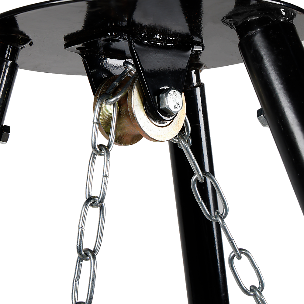 Tripod Cast Iron & Steel Fire Pit BBQ