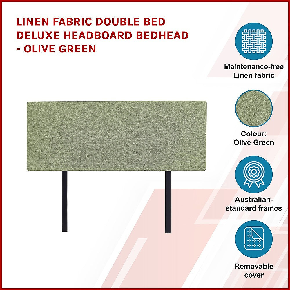 Anglers Reach Panel Bed Head, Olive Green Double image 3