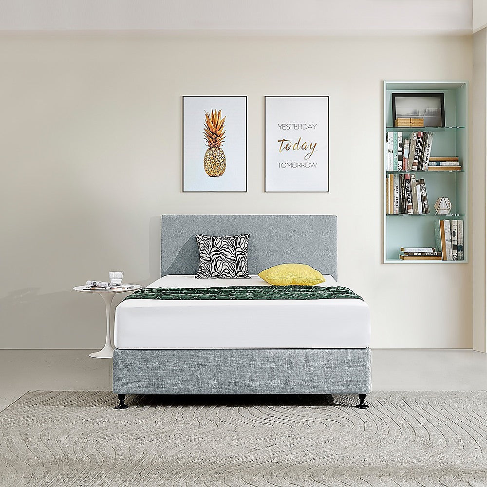 Anglers Reach Panel Bed Head, Stone Grey Double image 2