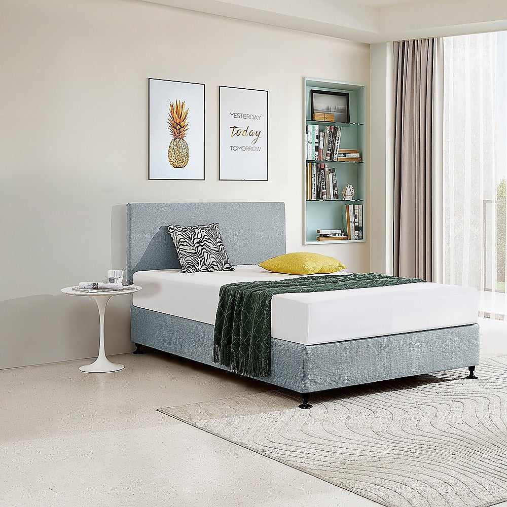 Anglers Reach Panel Bed Head, Stone Grey Double image 3