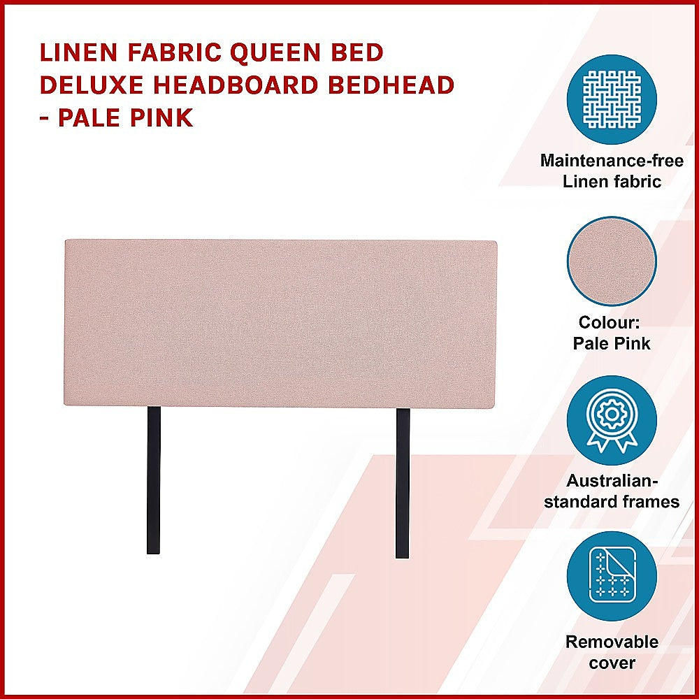 Anglers Reach Panel Bed Head, Pale Pink Queen