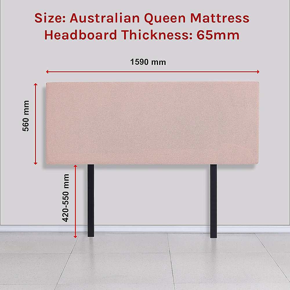 Anglers Reach Panel Bed Head, Pale Pink Queen