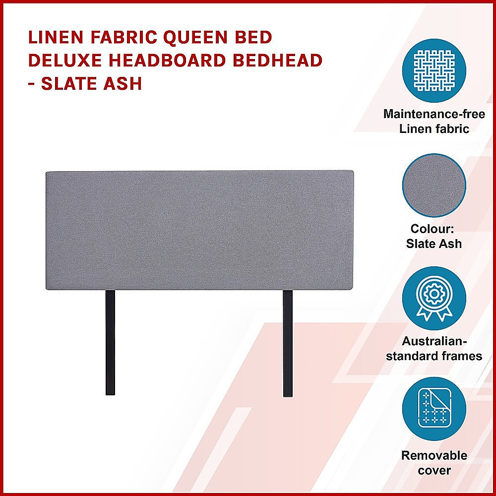 Anglers Reach Panel Bed Head, Slate Ash Queen