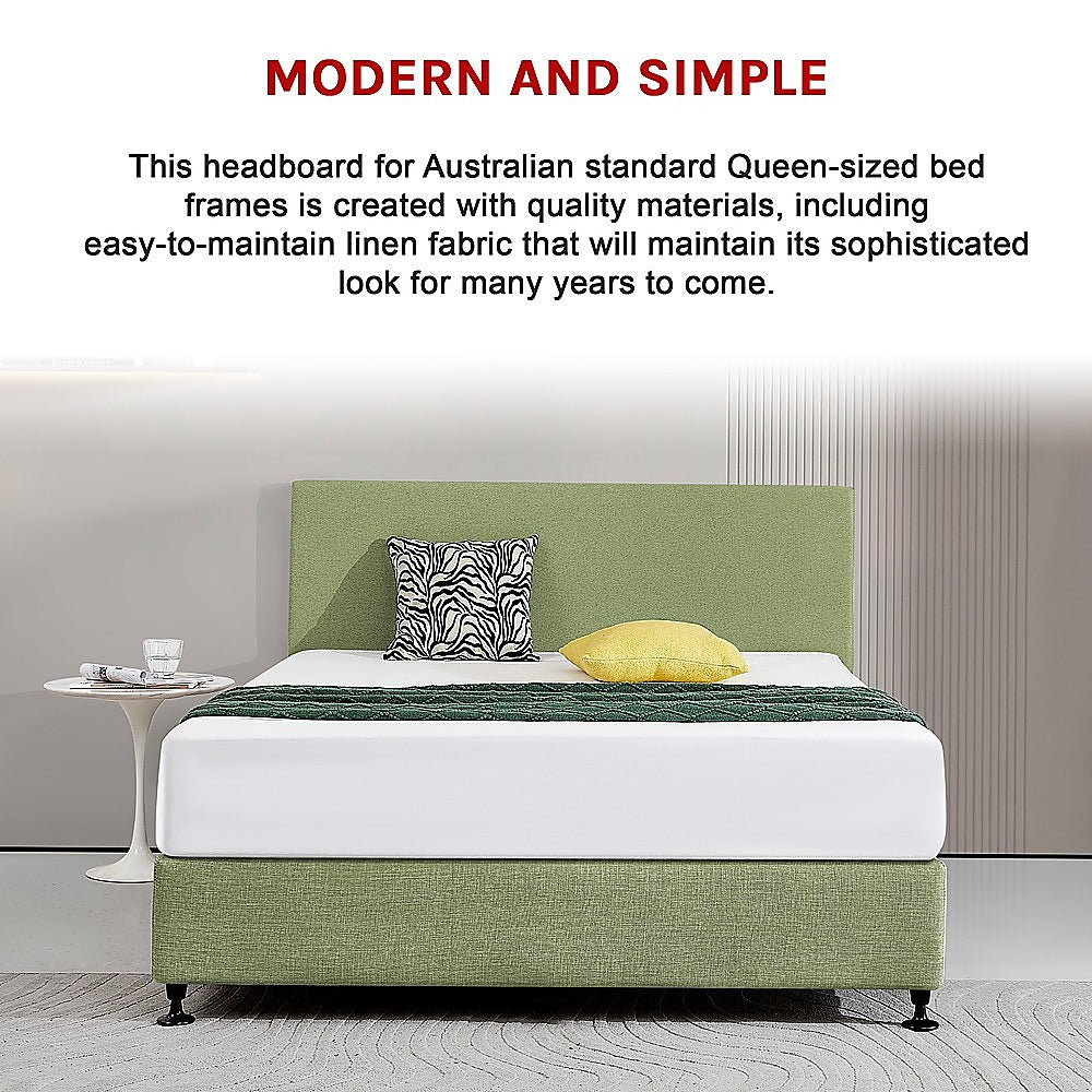 Anglers Reach Panel Bed Head, Olive Green Queen