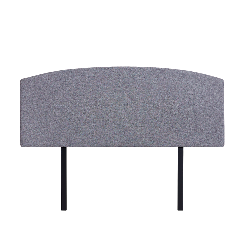 Braemar Bay Curved Bed Head, Slate Ash Double