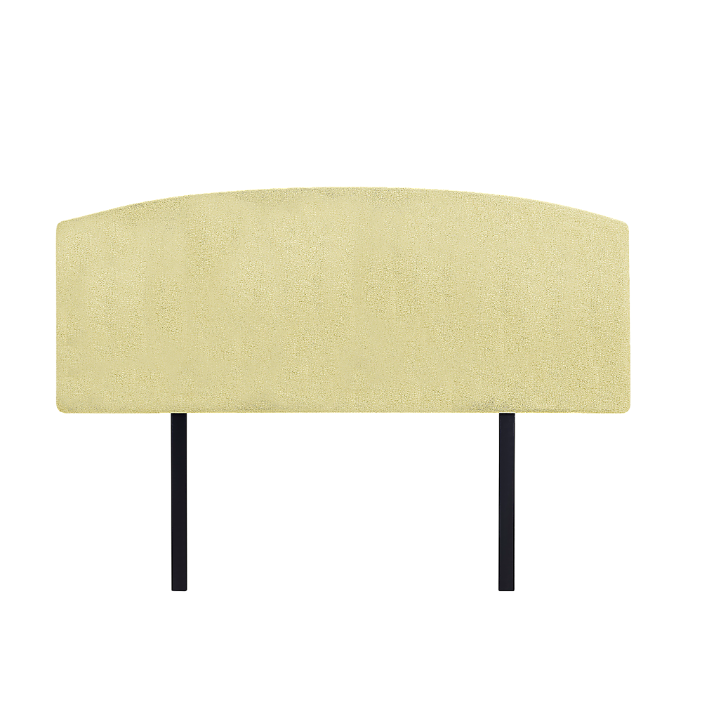 Braemar Bay Curved Bed Head, Sulfur Yellow Double