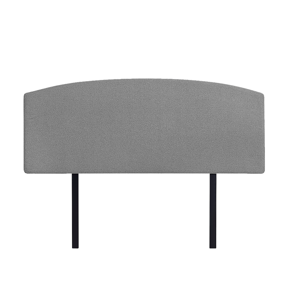 Braemar Bay Curved Bed Head, Night Ash Double