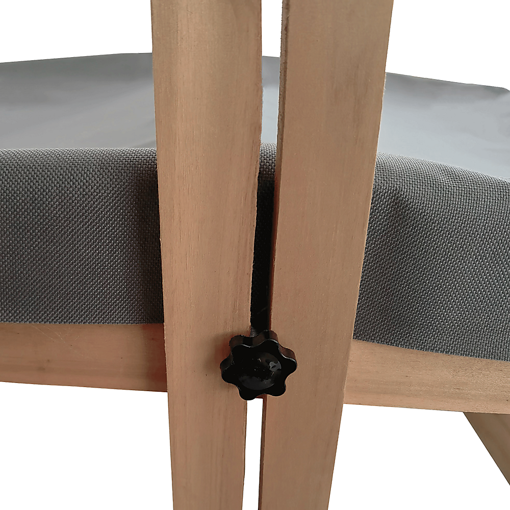 Wooden sandpit canopy shade coverage