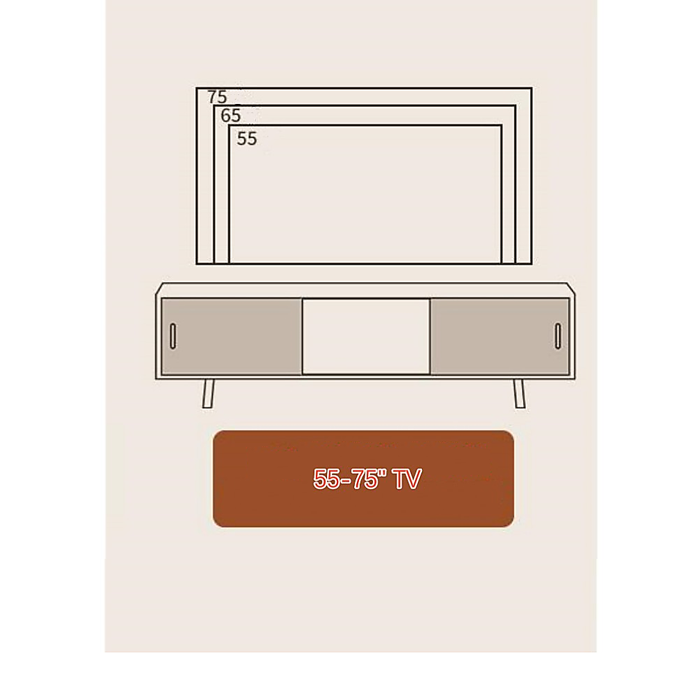 Newnham 150cm TV Cabinet, Natural Bamboo