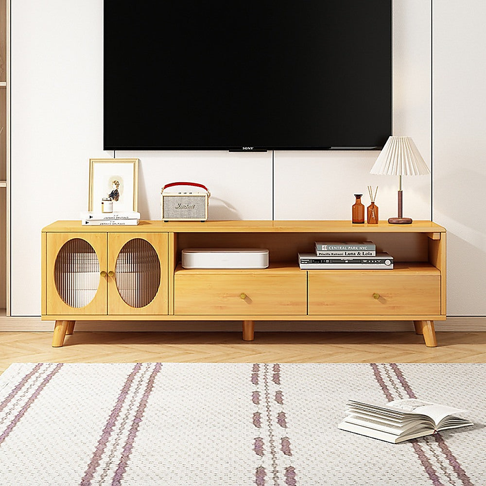Ravenswood 140cm TV Cabinet, Natural Bamboo