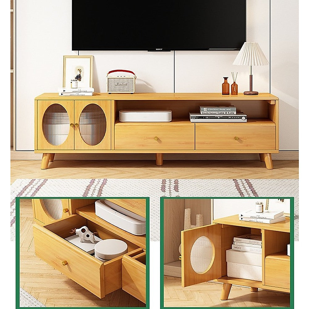 Ravenswood 140cm TV Cabinet, Natural Bamboo