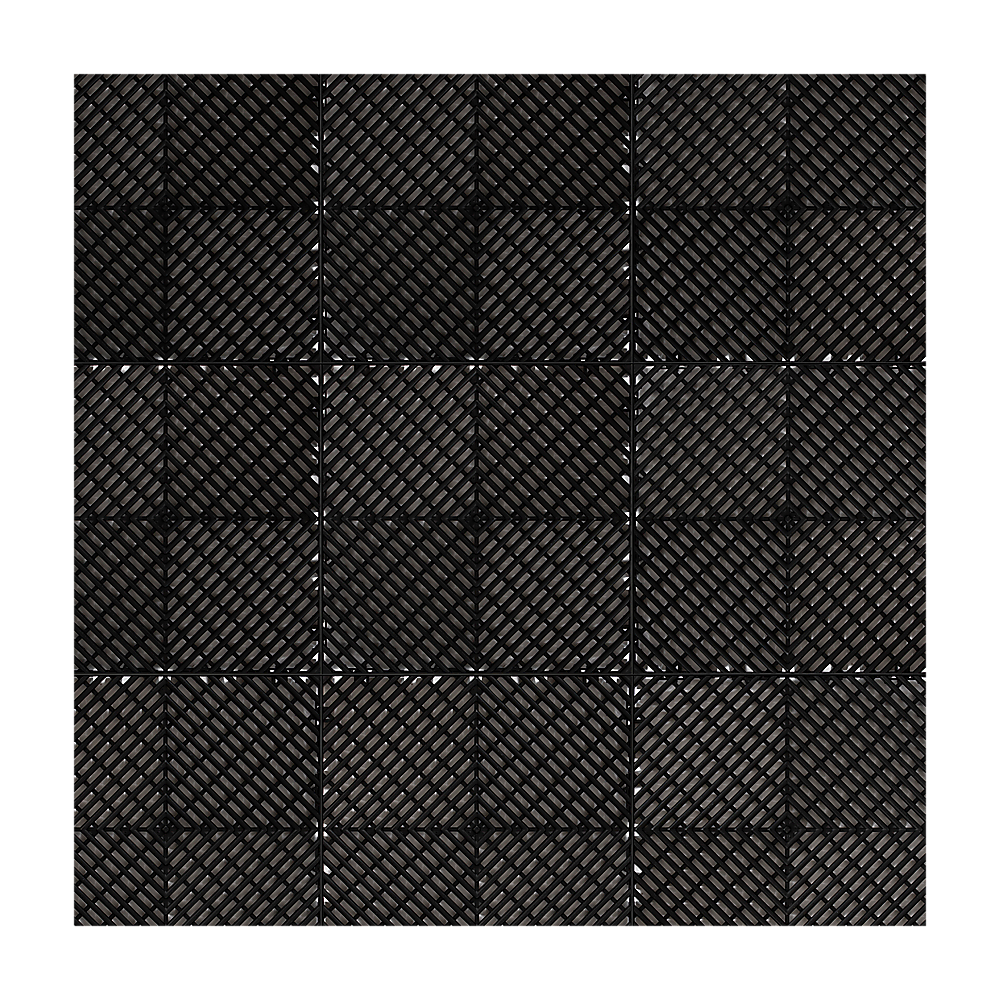 Bracciano Vented Garage Floor Tiles, 30x30cm, 50pcs