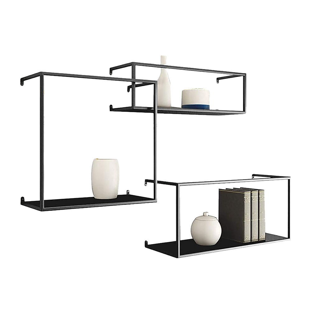 Millswood Floating Wall Shelf, Black