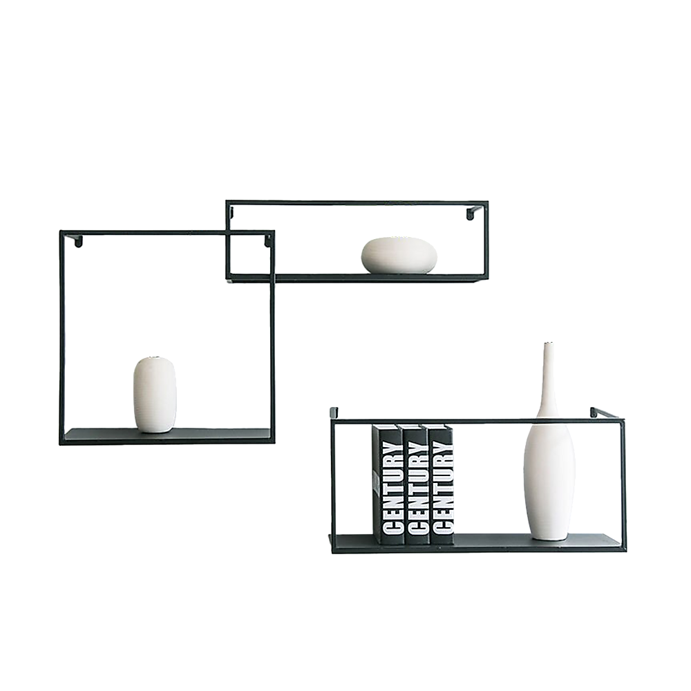 Millswood Floating Wall Shelf, Black
