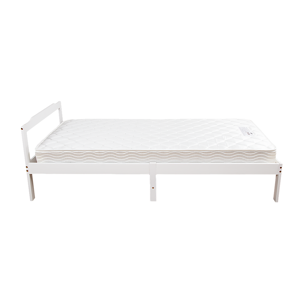 Vietri Single Bed Frame, Natural