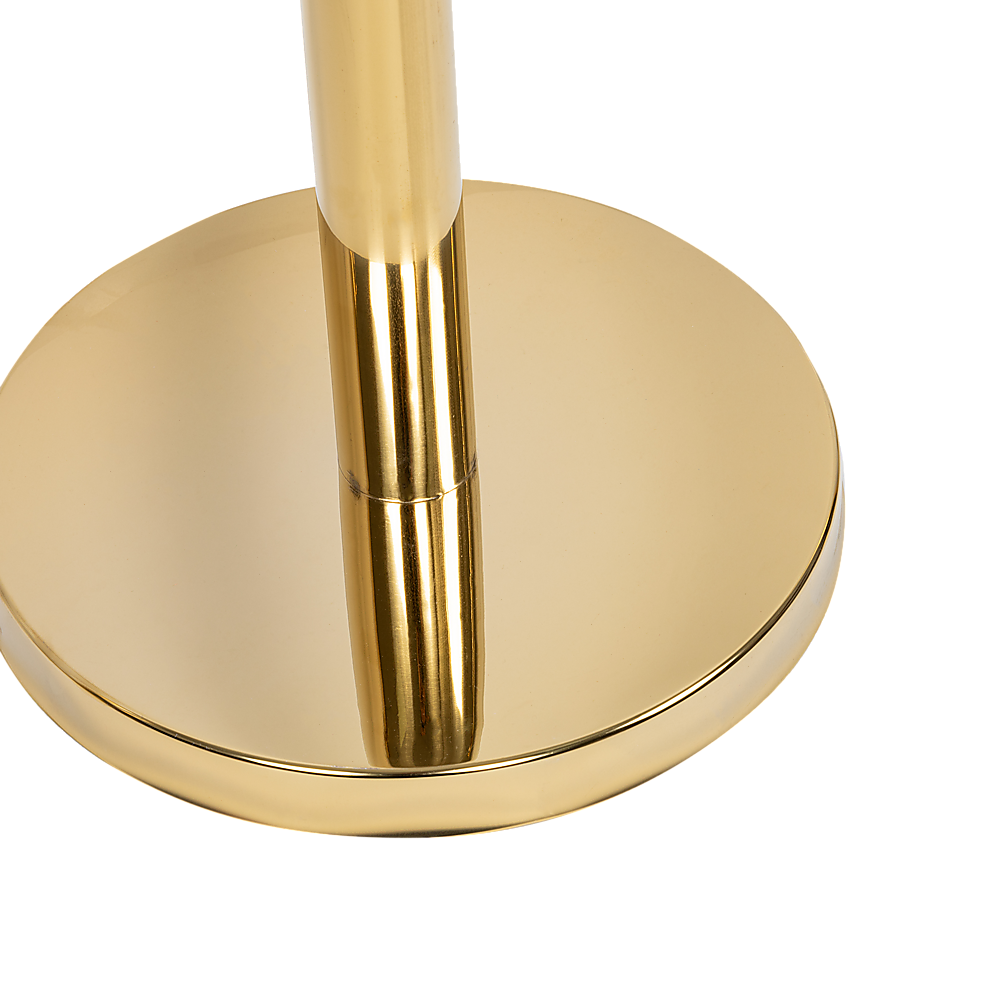 Gold crowd control queue barrier set with velvet ropes, view 8
